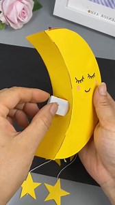 14K views · 69 reactions | Step-by-Step Moon and Star Hanging Craft ⭐✨ #moon #star #hanging #craft #diy #kidscraft #creativefun #handmade #decorcraft #funactivity | paper craft ideas | Facebook