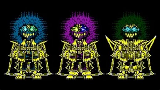 - [ UNDERTALE AUs OuterOuter7Fell!!! Heroes Time Trio ] - Sprites By Me Music Video By Me Thumbanil By Me