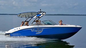 Amp up your wakesurfing adventure with our new 21 H2O Surf! Experience monster wakes, cutting edge technology and premium sport boat features with Real Deal pricing starting at $44,995. Build your perfect version today: www.chaparralboats.com/Chaparral-Boat.php?id=431 | Chaparral Boats
