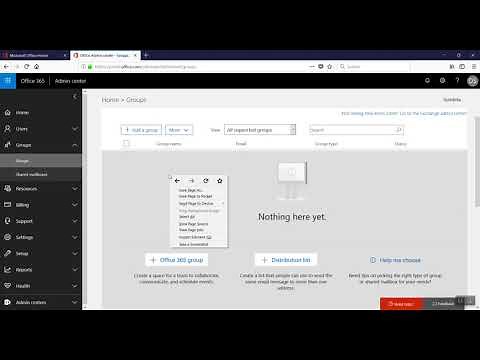 Learn about Office 365 Groups in Hindi How to create new groups