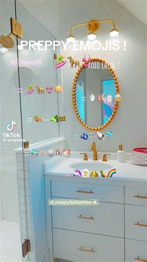 PREPPY EMOJIS 🧁🧖‍♀️🦄 #preppy #viral #fyp #tips #emoji 🫧🐬🎧🥒🥞👙🩰🚧🎨