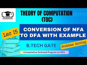 Conversion of NFA to DFA with Example | Conversion of NFA in TOC#automata #dfa #theoryofcomputation