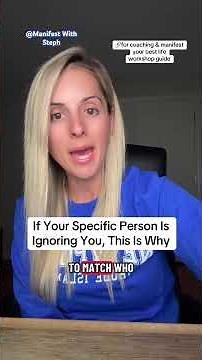 If Your Specific Person Is Ignoring You, This Is Why