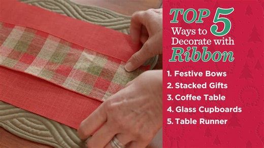 Many of you are busy adding the finishing touches to your Christmas decorating, so I wanted to share some unique and easy ways to use ribbon to decorate your home for the holidays! https://qvc.co/valerieparrhillfb | Valerie Parr Hill