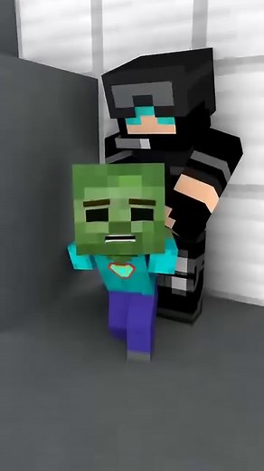 Minecraft Baby Zombie saves Baby Zombie Girl #minecraft #minecraftmemes #minecraftvideos #minecrafte #minecraftbuild #minecraftclips #gaming #reels #twitch #tiktok | Baby Monster School