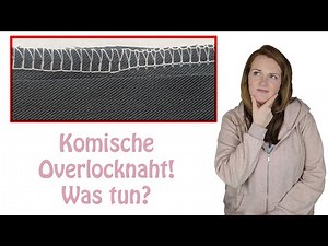 With this trick, you'll always get the perfect overlock seam! #gritzner #overlock