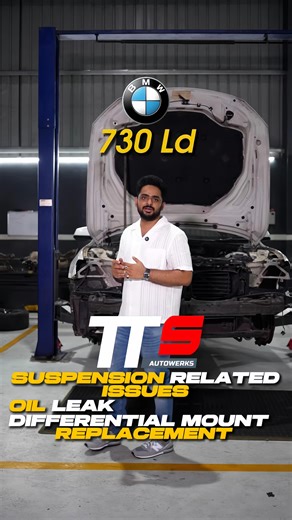 TTS AUTOWERKS PVT LTD on Instagram: "This 730Ld with over 60k kms on the Clock will Drive Out of here like it’s New! From General Maintenance to Air Suspension and Oil Leaks, all the Mechanicals have been sorted and this car is going to be how it was on Day One! Replacements: • Air Suspension • Upper and Lower Arms • Crank Seal • Differential Mounts At TTS Autowerks, experience meets expertise to deliver unmatched care for your premium car. 📍 Angamaly For appointments, contact us at +91 9747454