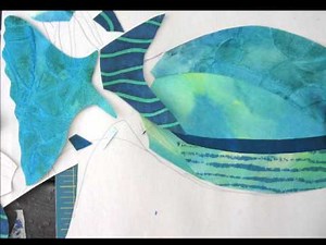 Painted Paper Collage