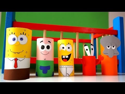 5 Little Spongebob Jumping on the Bed, Mega JumpingOnTheBed Songs Collection
