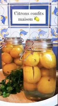 Recette simple et rapide citrons confits