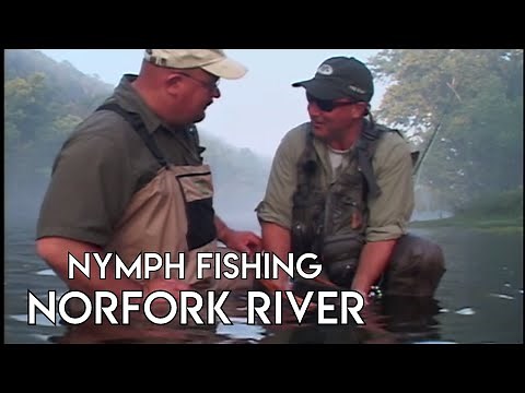 Wading the Norfork River for Brown Trout