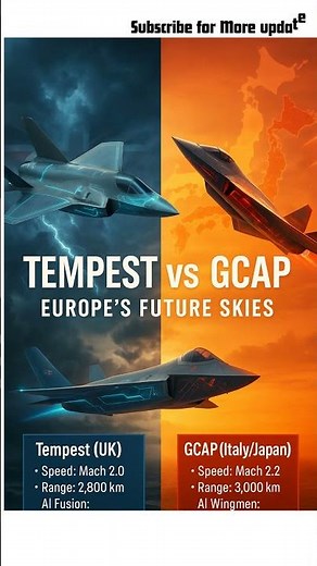 How America’s Allies Are Building the Next Generation of Stealth Fighters 🇺🇸🌍✈️Tempest & GCAP