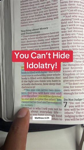 Repent and Serve God Alone — Matthew 6:24 Message