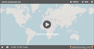Chester 10k Road Race 2018 on plotaroute.com