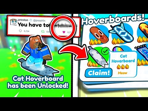 This NEW *SECRET* in Mastery Unlocks CAT HOVERBOARD in Pet Simulator X! (how to get)