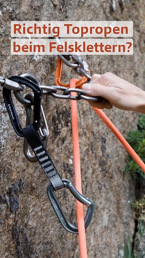 🧗‍♀️Klettern: Richtig Toprope klettern! 👉 Ganzes Video: youtube.com/@oeav In unserem neuen SicherAmBerg-Tutorial „Sicher Klettern im Freien“ zeigen wir, welche Gefahren es gibt und geben wertvolle Tipps, wie man sich auch im Klettergarten sicher bewegt. #alpenverein #sicheramberg #klettern #climbing #wegeinsfreie | Österreichischer Alpenverein