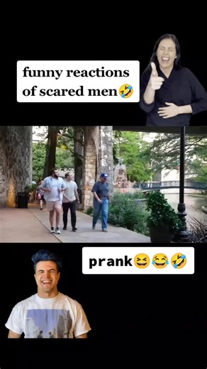 funny reactions of scared men🤣 #funnyreaction #funnyreactions #prank #crazyprank #pranker