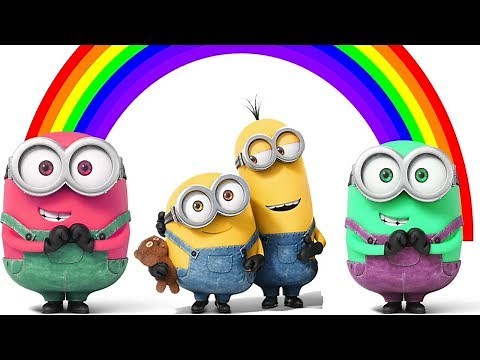 Learn Colors with Evil Minions Song for Kids Funny Minion Movie - Learning Videos