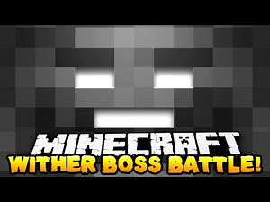 Minecraft - WITHER BOSS BATTLE! (Custom Boss!) - w/PrestonPlayz