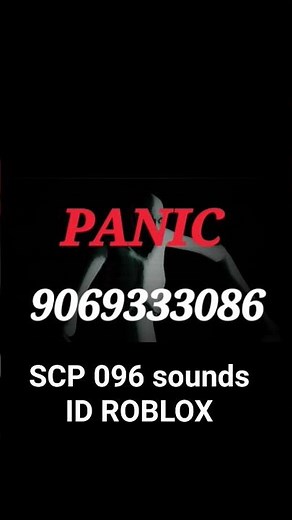 SCP 096 sounds ID ROBLOX
