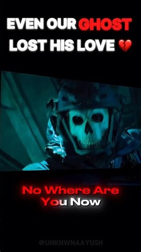 OUR GHOST LOVE STORY💔 #cod