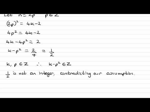 Proof Exam Questions - A Level Maths - Edexcel Pure Year 2 - Q3 (level 2)