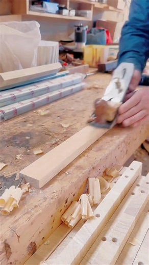 European Wood Hand Plane | #woodworking #tool #handplane | Wood crafting