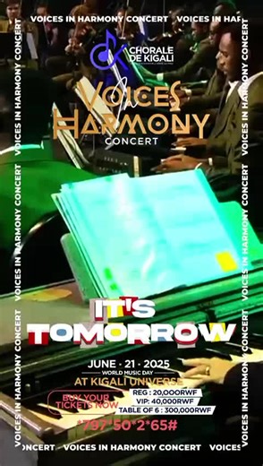 Voices in Harmony Concert: Kigali's Musical Event