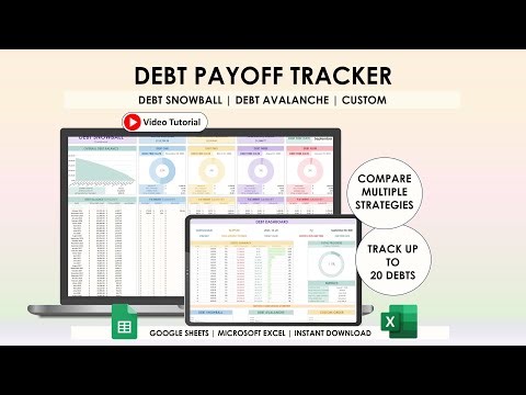 DEBT PAYOFF TRACKER TUTORIAL