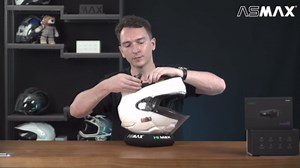 S1 Motorcycle Bluetooth Headset with Smart Voice Control, Mesh Helmet Communication Systems, Noise Cancellation/Waterproof/FM Radio/FOTA Update, 8 Riders Intercom Fit for Snowmobile/Ski, 2 Pack