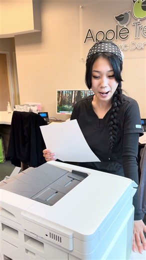Do you know how to use a #fax machine? 😆. #DentalOfficeLife #PediatricDentistry #OfficeHumor
