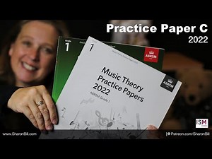 ABRSM Grade 1 Music Theory Practice Paper C 2022 - with Sharon Bill