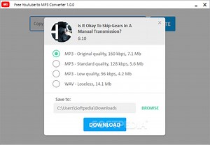Convert youtube links to mp3