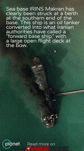 Damage done to Iranian Navy headquarters in Bandar Abbas after U.S. strikes