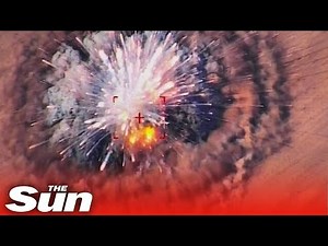 Huge explosion as Russia claims to have 'destroyed Ukrainian anti aircraft missile system'