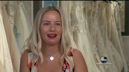 Brides Across America bought a wedding dress for Iraq War veteran Genevievie Braun