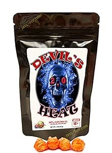 DEVIL'S HEAT 2.0 Challenge • Made with the Hottest Peppers on Earth! • 4M Scoville! • Popcorn Challenge! • Spicy Food Challenge! New Mystery Flavor!