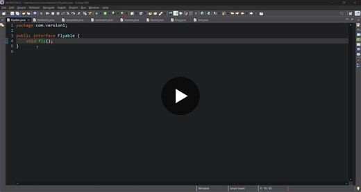 #java #oop #learningjourney #interfaces | kosuri jagrut