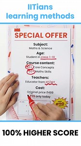 💙29Rs = IIT/NIT Teacher Tutoring 50 Maths Tricks All Core Concepts💙 ❗Tips for improving scores，click here👇 https://bit.ly/3yjzAPP 💧10 years teaching experience IITians 💧1V1 service&Online Parent Meeting 💧4,000,000 Parents’ and Students’ Choice! | Oda Class