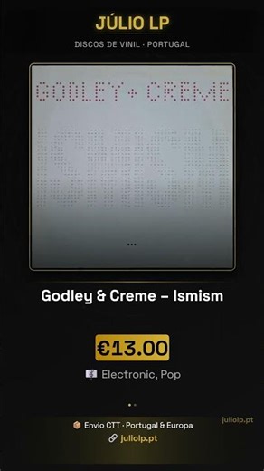 Godley & Creme – Ismism 🔥 Raro e original. Já tiveste este? #Shorts