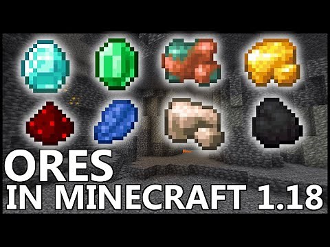 Where To Find ORES In MINECRAFT 1.18