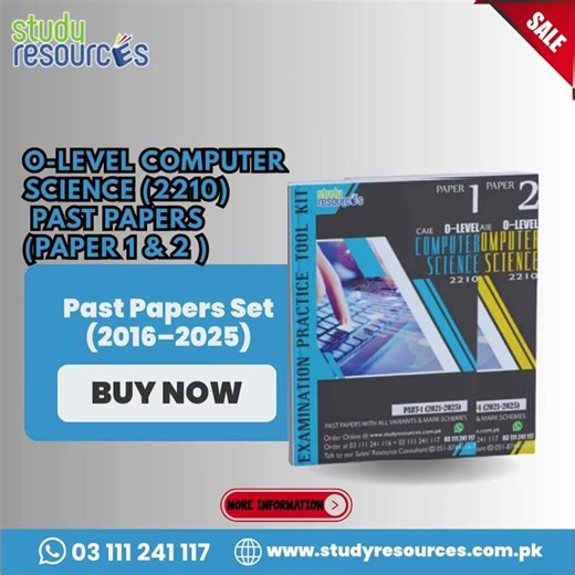 O-Level Computer Science (2210)Past Papers | Paper 1 & Paper 2