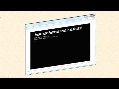 Best Solution to Bootmgr is Missing in windows 7,10,11 | #windows