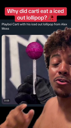 Playboi Carti's Iced Out Lollipop Explained