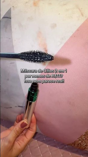 Máscara de Cílios 2 em 1 por menos de R$11? Isso nem parece real! 😱