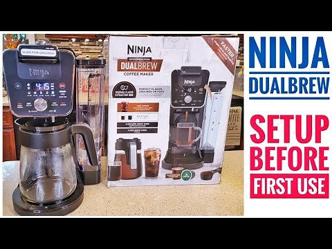 ☕ Ninja DualBrew CFP201 Setup & First Clean Before Brewing