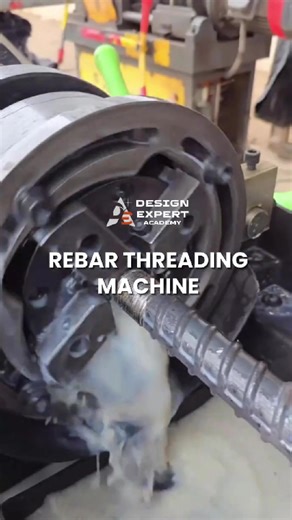 This is how strong and precise connections are achieved in demanding construction projects: using a threading machine that shapes the ends of rebar. This process allows bars to be joined with threaded couplers, eliminating overlaps, optimizing steel usage, and increasing structural performance on high-level builds. #construction #civilengineering #civilworks