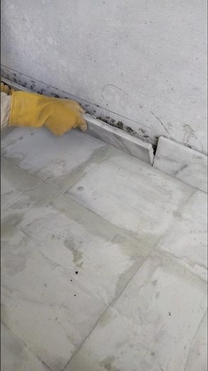 In Line Method of Fixing Marble Skirting