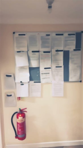 Company notice board at Dream clean # #noticeboard