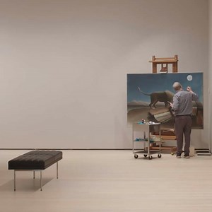 Go inside our conservation studio with Henri Rousseau's “The Sleeping Gypsy" to see how its first major restoration in nearly a century reveals the iconic painting anew: mo.ma/392HxdN | MoMA The Museum of Modern Art